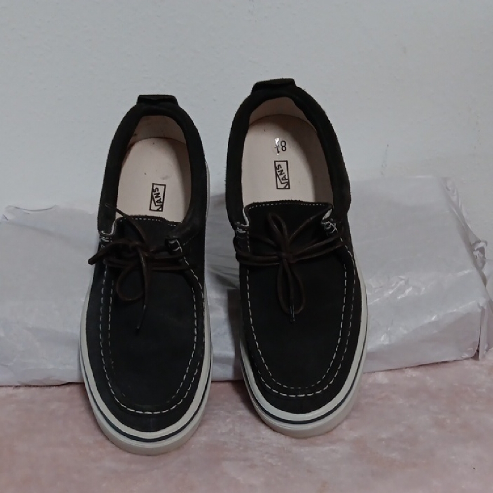Vans Black Green Vans  Sneakers with White Trim
